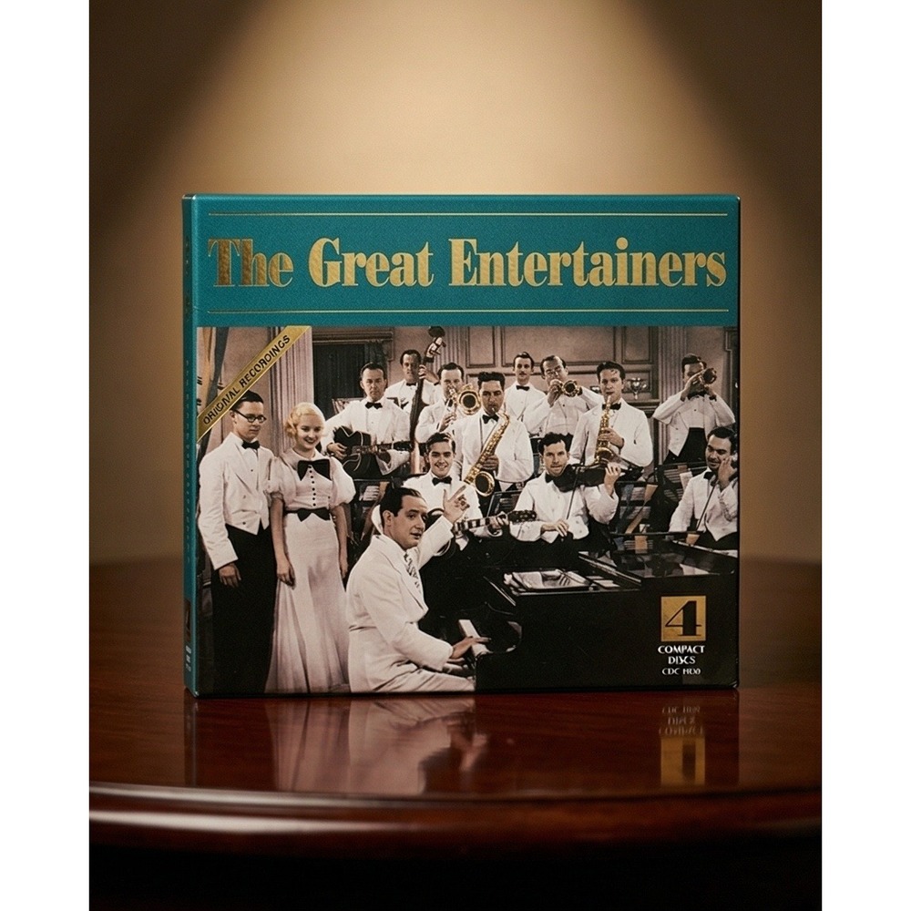 The Great Entertainers 4 CD Box Set Intersound CDC 1050 Jazz Big Band Swing NOS